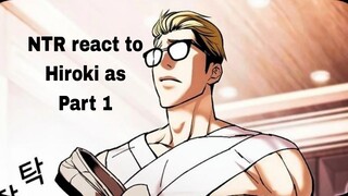 NTR react to Hiroki as Joon Goo part 1 || Lookism X NTR || GCRV ||
