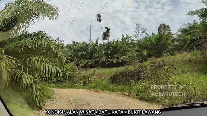 Kondisi Jalan Wisata Batu Katak Bahorok Langkat