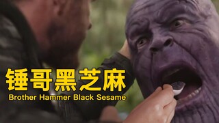 锤哥x灭霸 黑芝麻糊广告大片