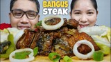 BONELESS BANGUS STEAK | INDOOR COOKING | MUKBANG PHILIPPINES