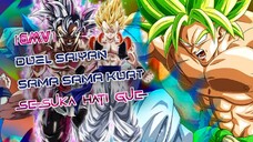 Duel Saiyan❗Sama - Sama Kuat❗Who Will Win?❗[GMV] Sesuka Hati Gue🗿