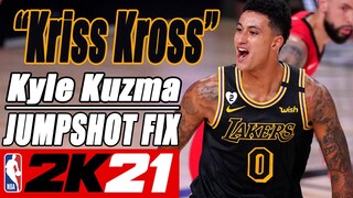 Kyle Kuzma Jumpshot Fix NBA2K21 with Side-by-Side Comparison