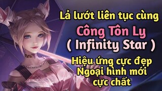 ( VGVD ) Bay nhảy liên tục cùng Công Tôn Ly - Review skin Infinity Star cực chất