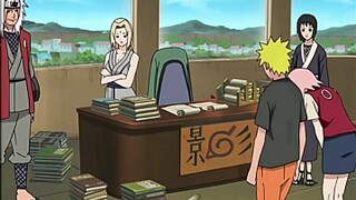 Jiraiya và Naruto đang hồi tưởng trong văn phòng thì bị Tsunade và Sakura đánh một trận!