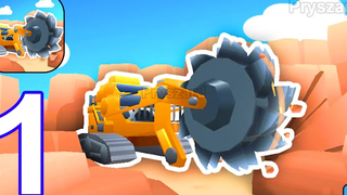 Giant Excavator - คำแนะนำการเล่นเกม ตอนที่ 1 บทช่วยสอน Big Excavator Machine Crane Sim (Android iOS