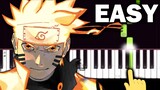 Naruto Shippuden OP 16 - Slhouette - EASY Piano tutorial