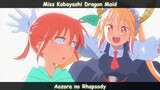 [ AMV ] Aozora no Rhapsody sub Español - Miss Kobayashi Dragon Maid Opening
