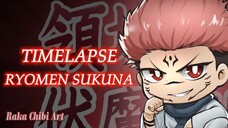 Gambar Ryomen Sukuna Versi Chibi Dari Jujutsu Kaisen,RYOIKI TENKAI!!!