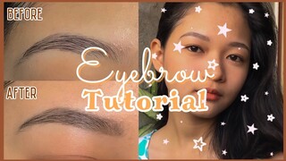 Quick and easy eyebrow tutorial for beginners