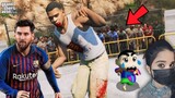 Zombie Surviving with Messi - GTA 5