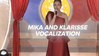 pbb Mika and Klarisse Vocalization