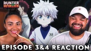 GON MEETS KILLUA AT THE HUNTER EXAMS! Hunter x Hunter Episode 3 and 4 Reaction