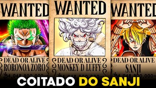 AS NOVAS RECOMPENSAS DOS CHAPÉUS DE PALHA PÓS WANO EM ONE PIECE