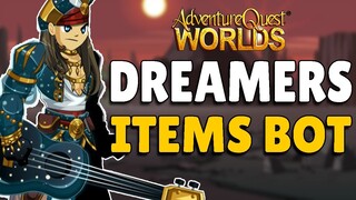 AQW - /DREAMERS Event Items Bot | Grimoire 3.8+