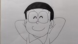 Cara Menggambar Nobita dari Doraemon