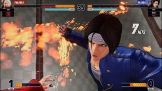 KOF15　世界１位草薙京　W超必殺１５Hitコンボが上手すぎる