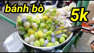 Thau bánh bò nước cốt dừa "đa sắc" cực ngon của cô Mai