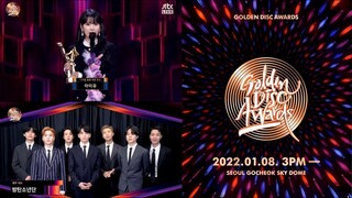 BTS ควงคู่ IU คว้ารางวัลแดซัง ที่งานประกาศรางวัล Golden Disc Awards ครั้งที่ 36