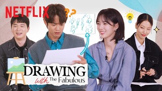 Cast of The Fabulous team up to draw scenes from their show | Drawing with The Fabulous [ENG SUB]