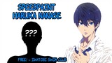 [speed paint]gambar babang Haruka(anime Free! - Iwatobi Swim Club)