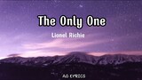 Lionel Riche- The Only One (lyrics)