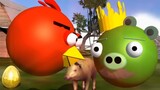 THE ANIMAL FARM with some ANGRY BIRDS 🎵🎶🎵🎶🎵  3d animated - FunVideoTV