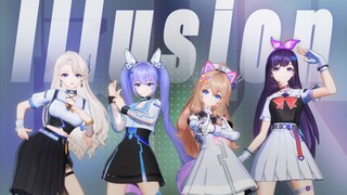 视觉盛宴！A-SOUL甜辣团舞Illusion现场版