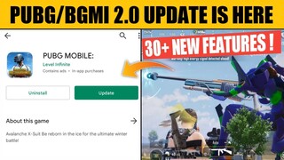 Pubg/Bgmi 2.0 Update is here | How to update pubg mobile 2.0 | Bgmi 2.0 features