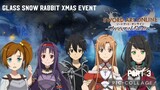 Sword Art Online Integral Factor: Glass Snow Rabbit Xmas Event Part 3