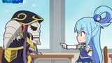 Aqua wants to compete with the Bone King in terms of intelligence. The Wisdom Blue is well-deserved,