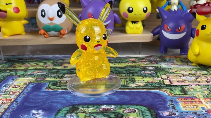 [Pocket Maple] Pokémon Pikachu Beverly 3D Stereo Transparent Jigsaw Puzzle Model Toy