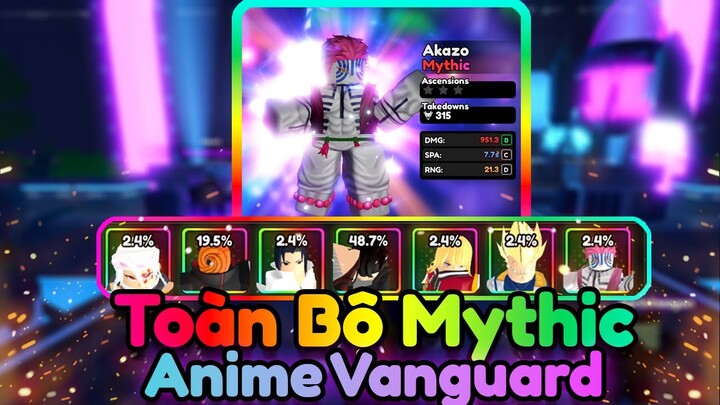 TOÀN BỘ MYTHIC TRONG ANIME VANGUARD