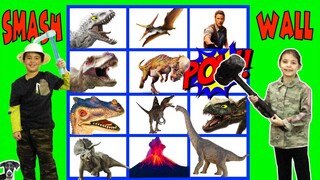 Jurassic World Dinosaurs GIANT SMASH WALL Game