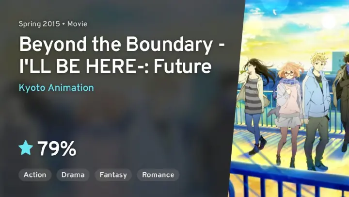 🇯🇵 / BEYOND THE BOUNDARY - I'LL BE HERE : FUTURE