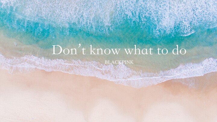 BLACKPINK「Don’t know what to do」钢琴