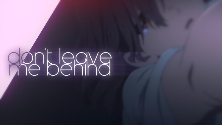 -ˏˋ  don't leave me behind ˊˎ-  |  sad multifandom