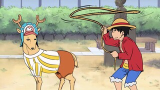 [AMV]How Luffy brings Chopper under control in the <Nichijou> world