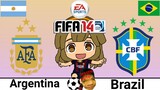 FIFA 14: Argentina VS Brazil (America's Superclassic)