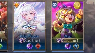 Test skin Wisp - Rồng Đi Bộ gặp ngay Top BXH Điêu Thuyền kết hợp cực bá đạo | Icy foxx