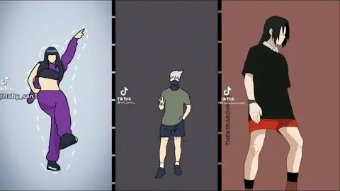 Naruto dance animations/TikToks #1