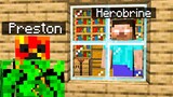 What's inside HEROBRINE's Minecraft House..?