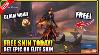 FREE SKIN! GET FREE ELITE OR EPIC SKIN (NEW EVENT) - MLBB