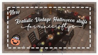 ✞︎𝑺𝒑𝒐𝒐𝒌𝒚 𝑯𝒂𝒍𝒍𝒐𝒘𝒆𝒆𝒏 𝑽𝒊𝒏𝒕𝒂𝒈𝒆 𝑫𝒆𝒄𝒐𝒓 [Halloween Stuffs and more] for Mcpe🎃👻