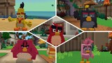 Angry Birds Minecraft all idle animations