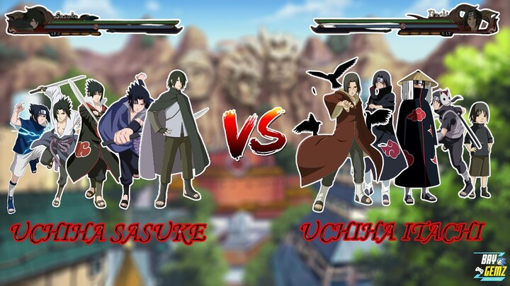 PERTARUNGAN ANTAR SAUDARA | SASUKE VS ITACHI | NARUTO STORM ULTIMATE NINJA 4