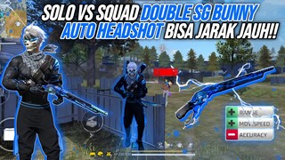 REVIEW SG BUNNY !!! BISA NEMBAK DARI JARAK JAUH JADI ENAK BUAT HEADSHOT 👽 - FREE FIRE INDONESIA