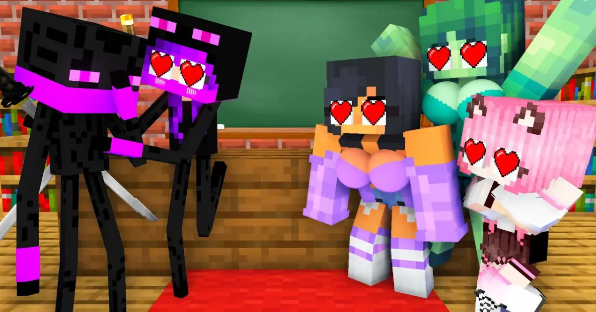 funny enderman girl