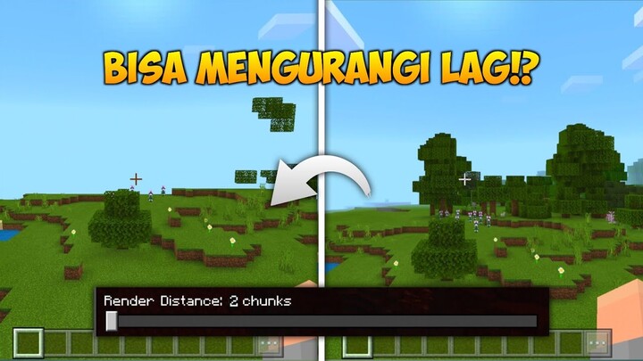 ADD-ON INI DAPAT MENGURANGI LAG DI MCPE KALIAN! - RENDER DISTANCE LIMITER