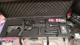 没想到天花板级的模型也有雷点 HK416A5 超细节开箱