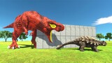 Hide and Seek from T-rex - Animal Revolt Battle Simulator